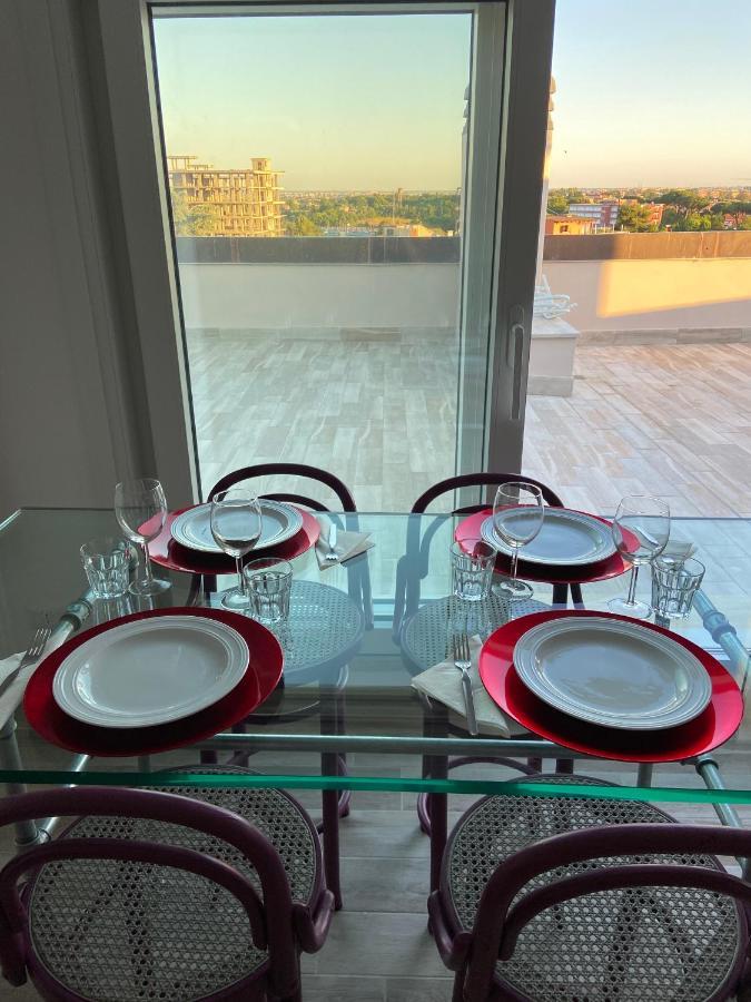 Ferienwohnung Attico Panoramico Luxury Roma Exterior foto